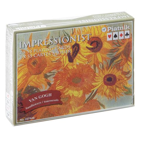 Playing Cards – Van Gogh Sunflowers - 2 Pack - Good Games