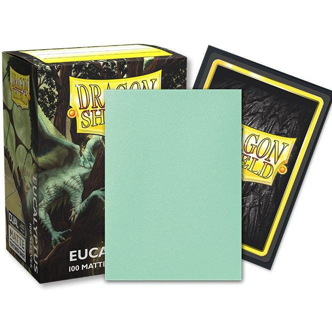 Dragon Shield - Sleeves - Standard Size Dual Matte Eucalyptus Green Lehel (100) - Good Games