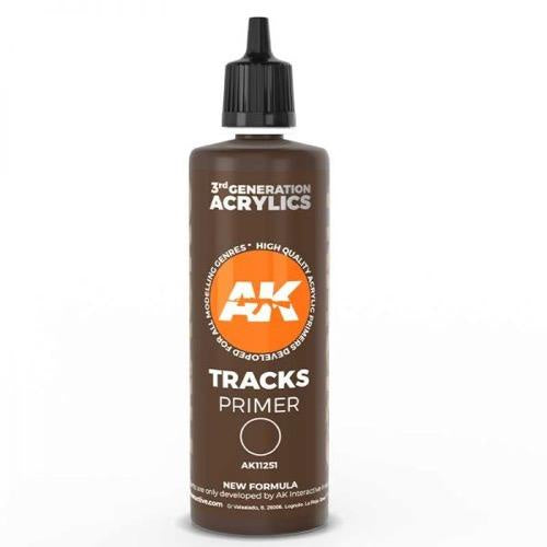 AK Interactive 3Gen Primers - Tracks surface Primer 100ML - Good Games