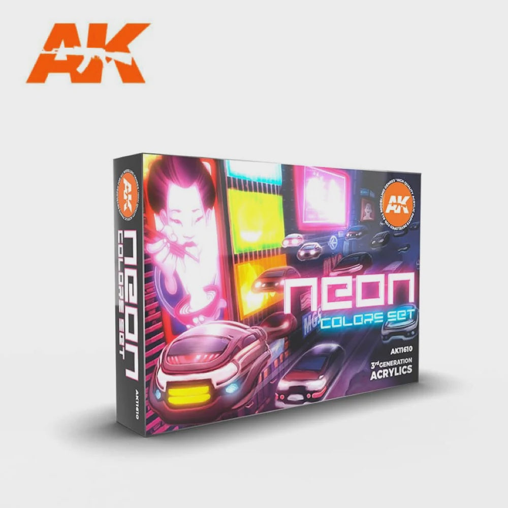 Ak Interactive 3Gen Sets - Neon Colors - Good Games