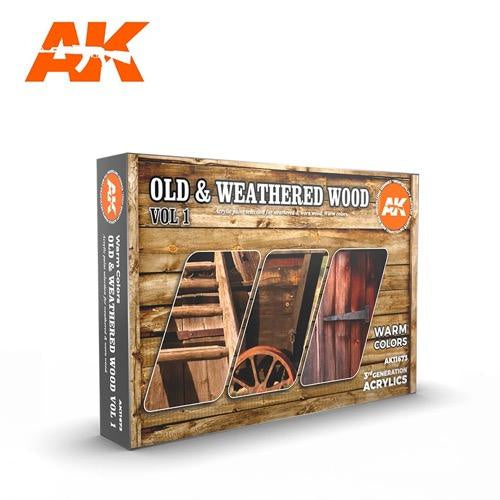 Ak Interactive 3Gen Sets - Old & Weathered Wood Volume 1 - Good Games