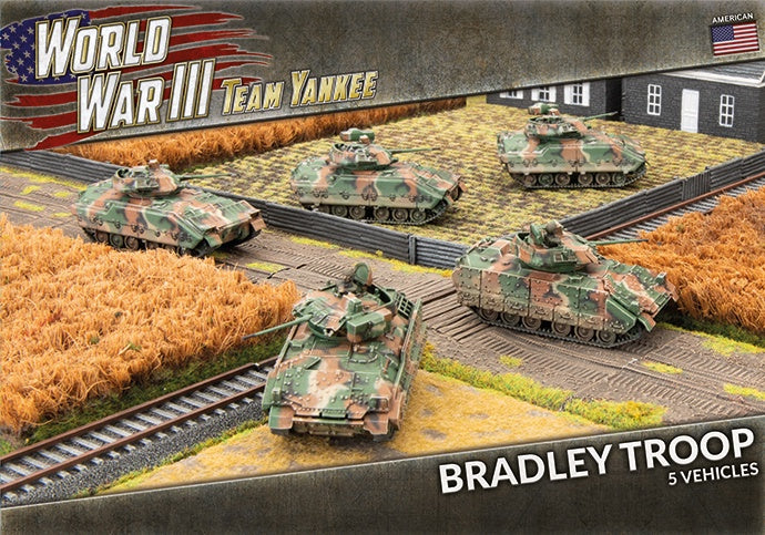 Team Yankee: M2 or M3 Bradley Troop (x5 Plastic) - Good Games