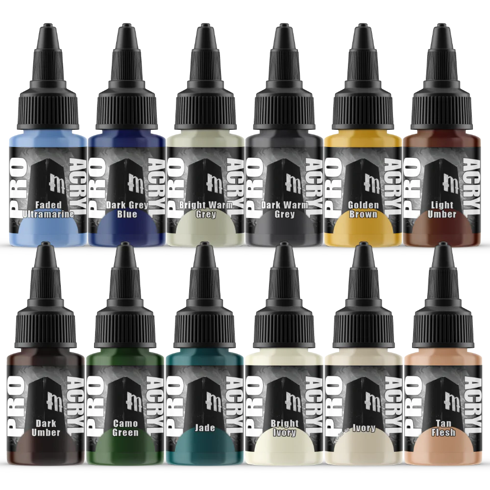 Monument Pro Acryl - 24 Colour Base Set - Good Games