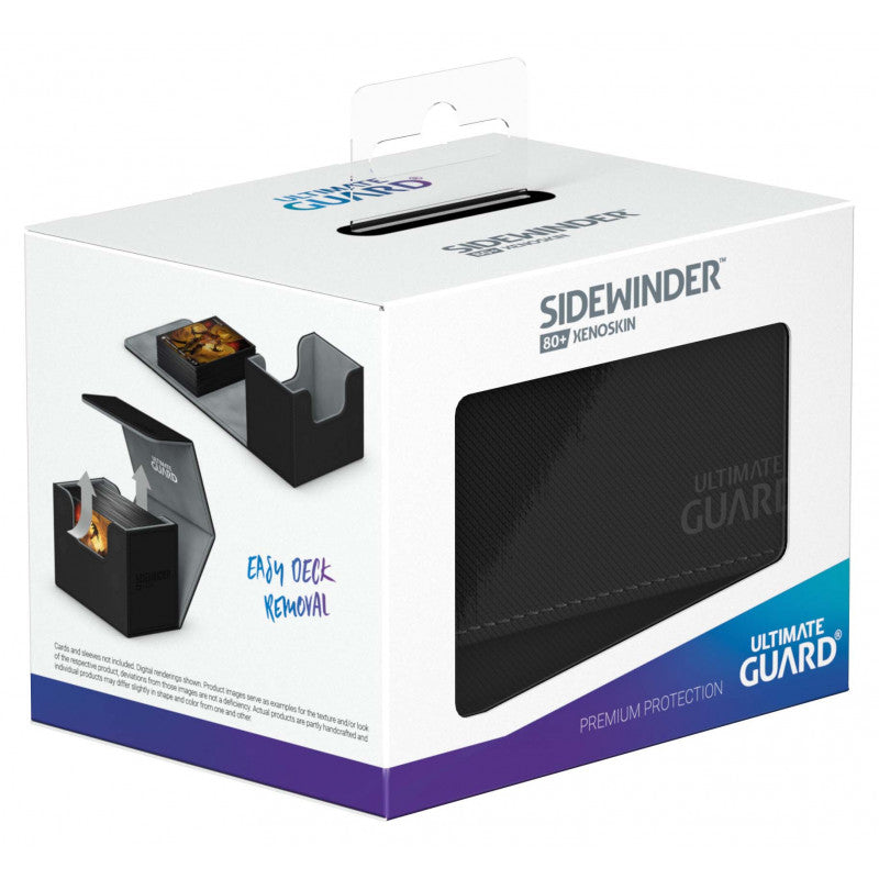 Ultimate Guard - Deck Box Sidewinder 80+ Standard Size Black - Good Games