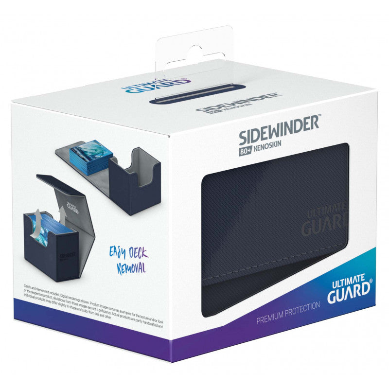 Ultimate Guard - Deck Box Sidewinder 80+ Standard Size Blue - Good Games