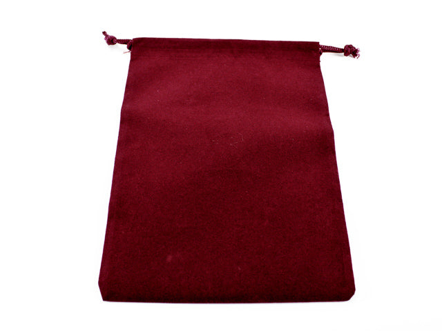 Chessex - Velour Cloth Bag Large Size - Burgundy (CHX02393) - Good Games