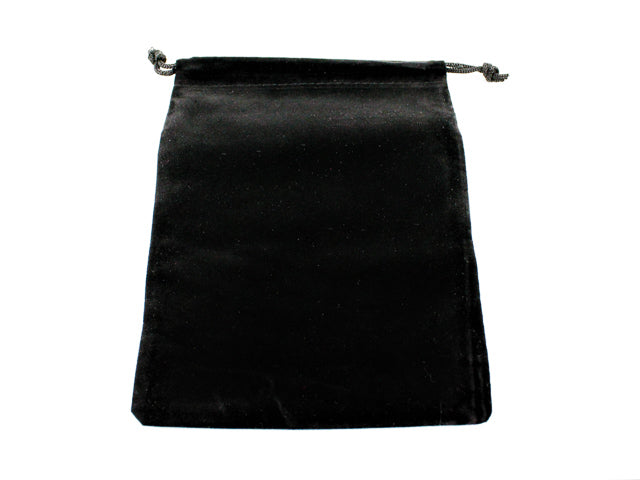 Chessex - Velour Cloth Bag Large Size - Black (CHX02398) - Good Games