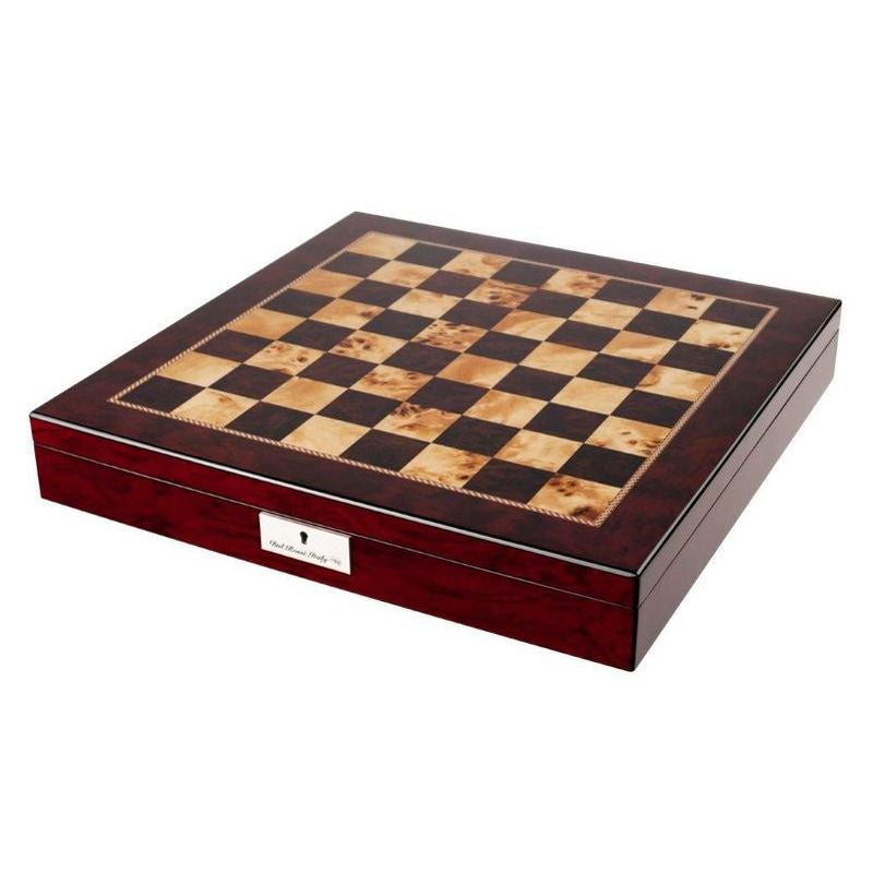 Chess Box Mahogany Finish 20 with compartments - Good Games