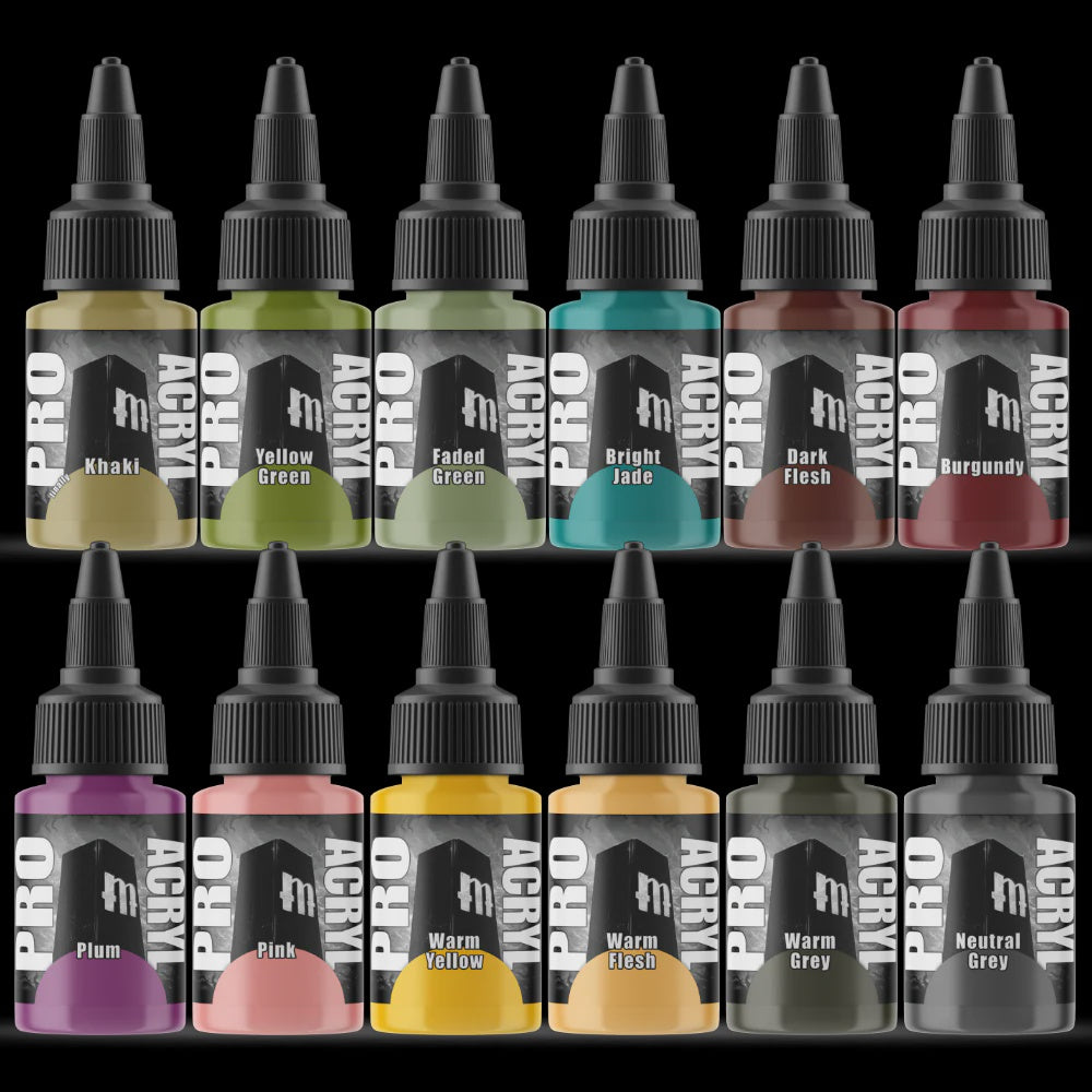 Monument Pro Acryl - Expansion Set 4 – 12 Colors - Good Games
