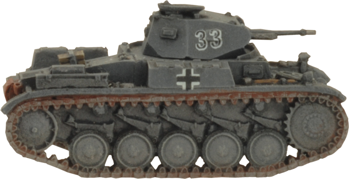 Flames of War: Germans: Panzer II Light Tank Platoon - Good Games