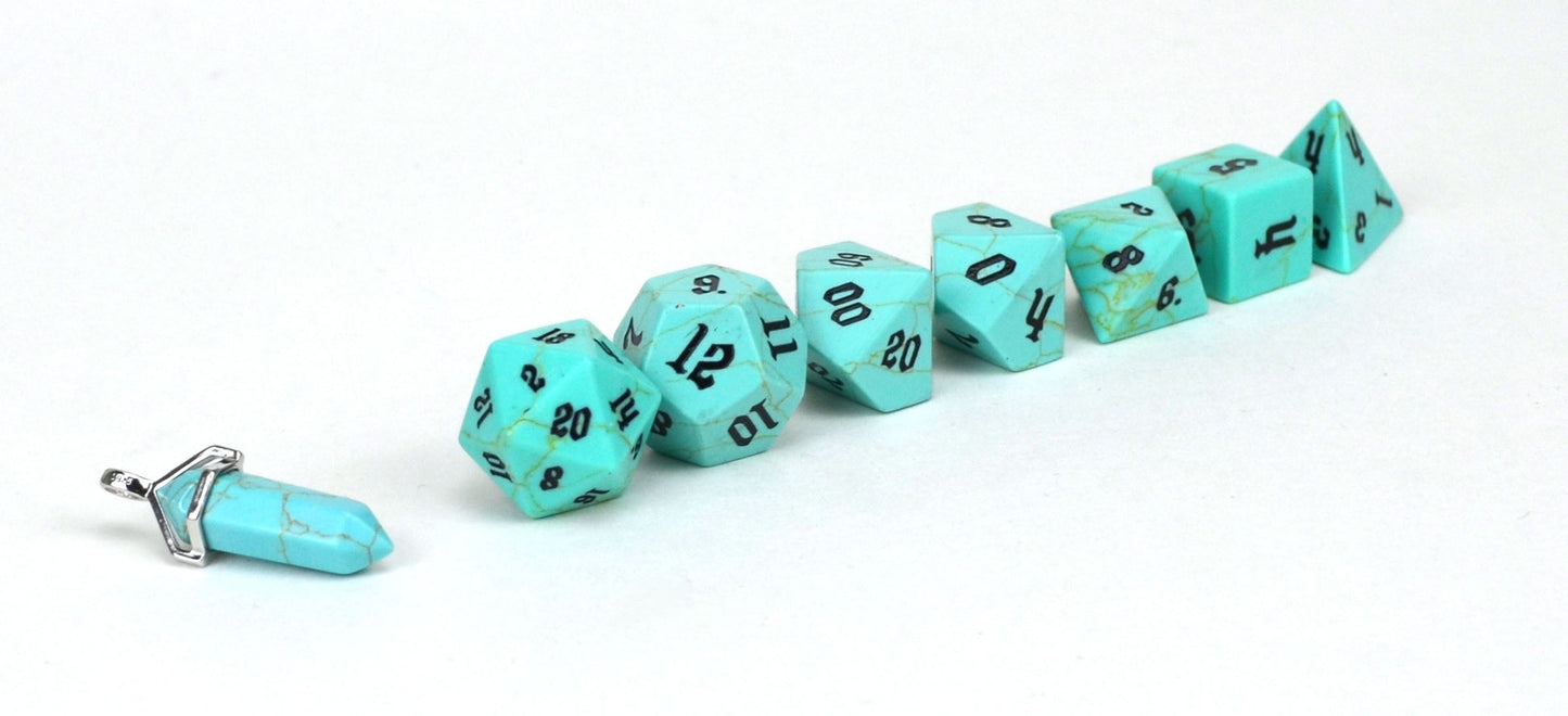 Level Up Dice - Green Turquoise - Good Games
