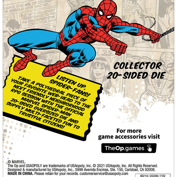 Marvel Spider-man 20 Sided Dice