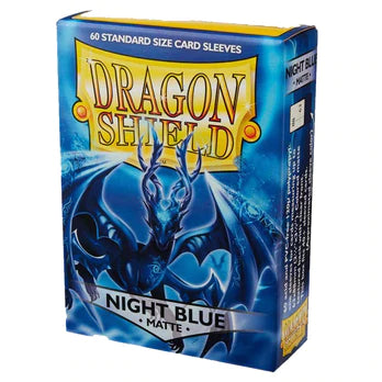 Dragon Shield - Sleeves - Matte Night Blue- Standard Size (60) - Good Games