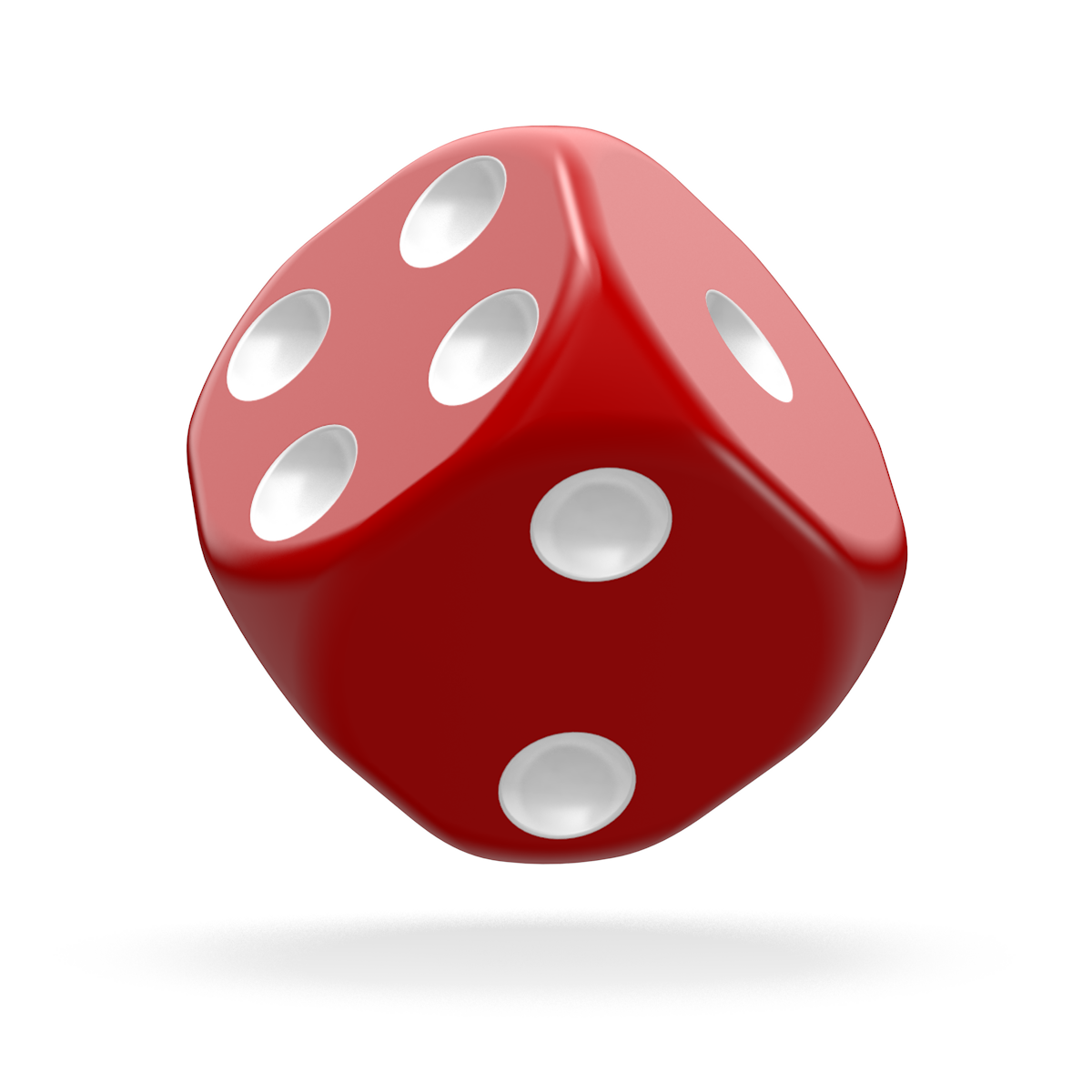 Oakie Doakie Dice - D6 16mm Solid Red (12) - Good Games