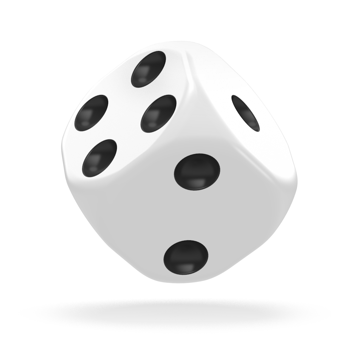 Oakie Doakie Dice - D6 16mm Solid White (12) - Good Games