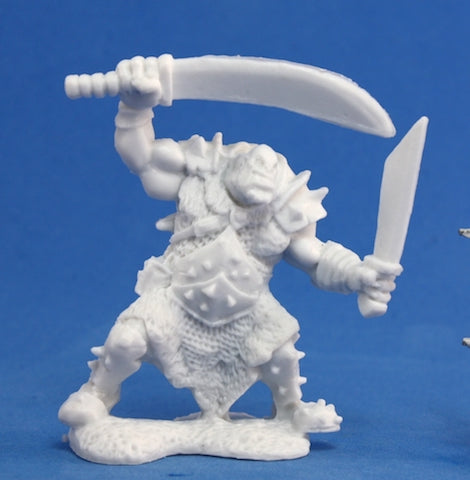 Reaper Bones Orc Stalker - Two Weapons - Good Games