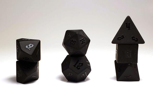 Level Up Dice - Raised Obsidian D20 - Good Games