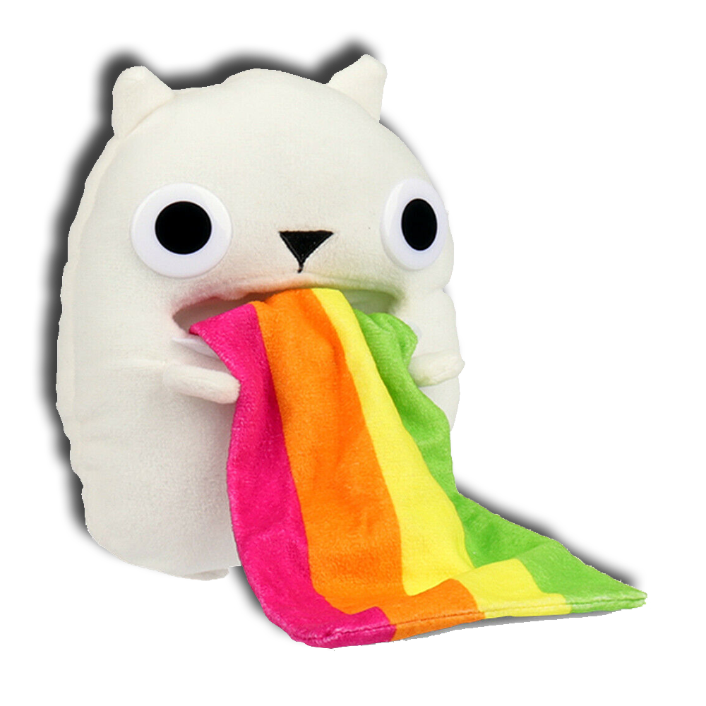 Exploding Kittens Rainbow-Ralphing Cat Plushie - Good Games