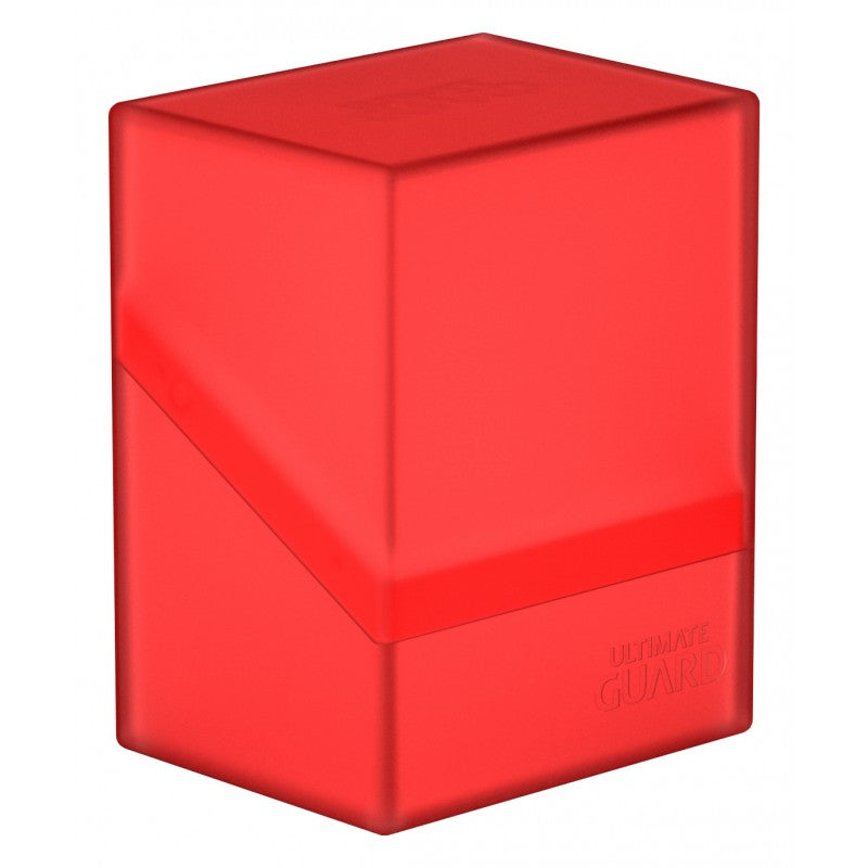 Ultimate Guard - Boulder Deck Case 80+ Standard Size Ruby - Good Games