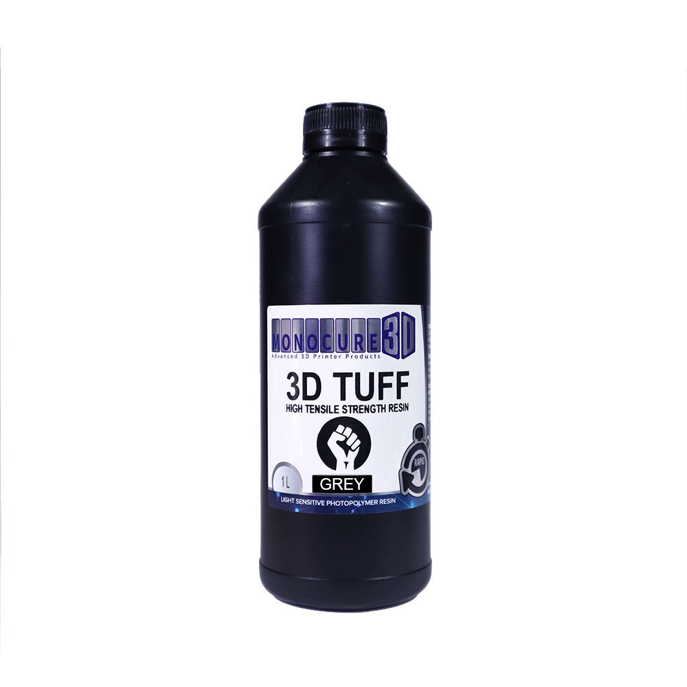 Monocure 3D Rapid TUFF Resin – 500 Ml Klar, Hochfestes Urethan-Harz Für 3D-Druck, Robuste Technische Prototypen, Kombinierbar Mit CMYK-Pigmenten
