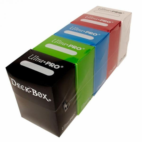 Ultra Pro - Deck Box 5 Colour Bundle Red Blue Green Black White - Good Games