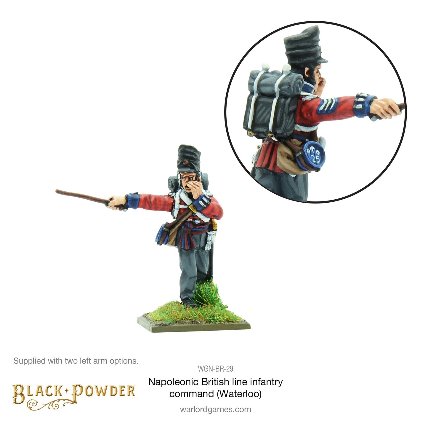 Waterloo British Line Infantry Command - Good Games