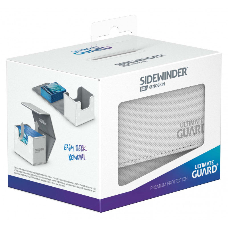 Ultimate Guard - Deck Box Sidewinder 80+ Standard Size White - Good Games