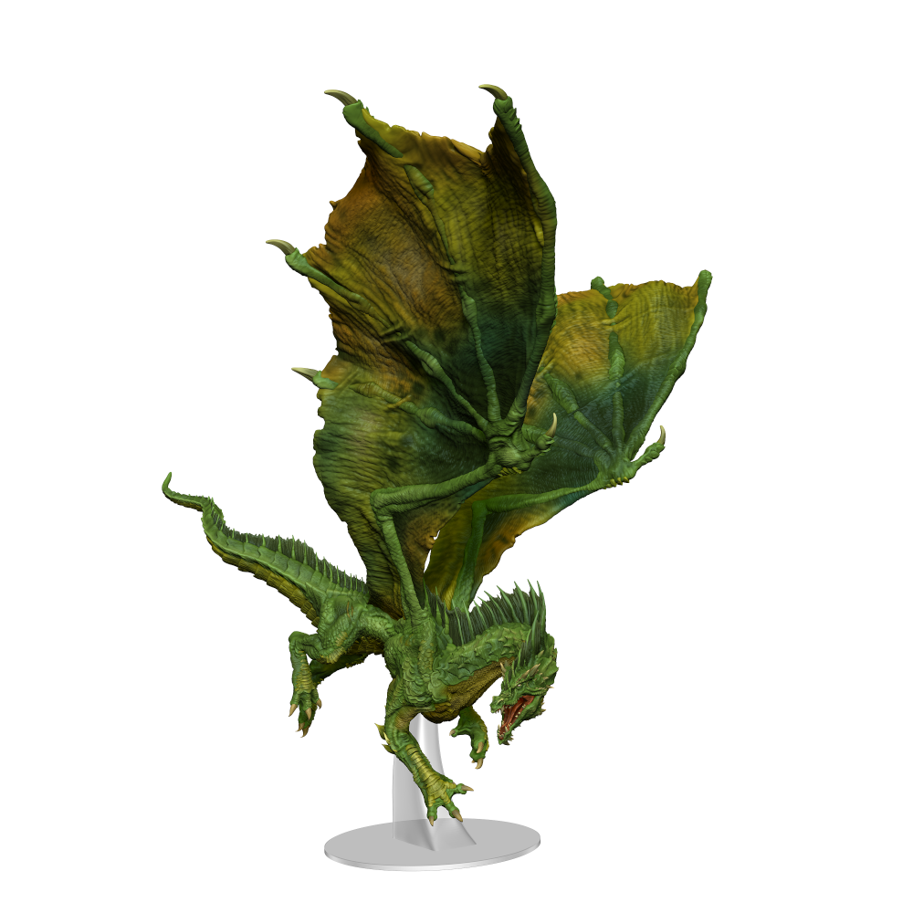 D&D Icons of the Realms Adult Green Dragon Premium Figure - Good Games