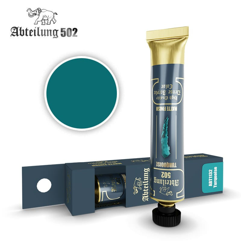 AK Interactive Dense Acrylics - Turquoise 20ml - Good Games