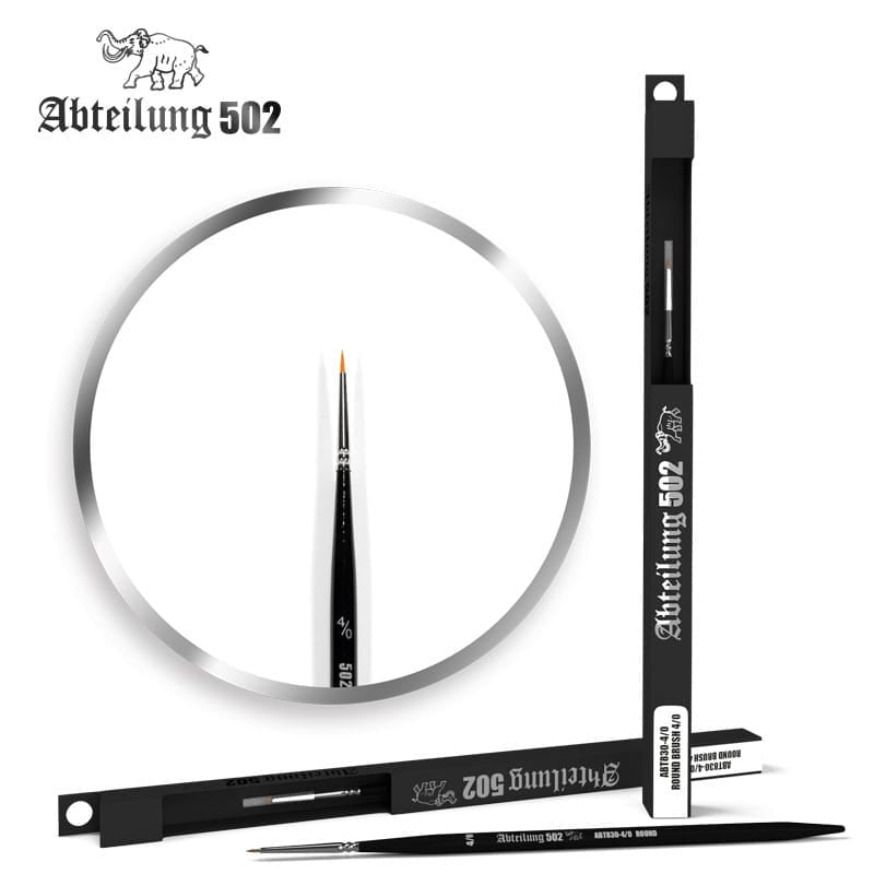 Abteilung 502 Deluxe Brushes - Round Brush 4/0 - Good Games