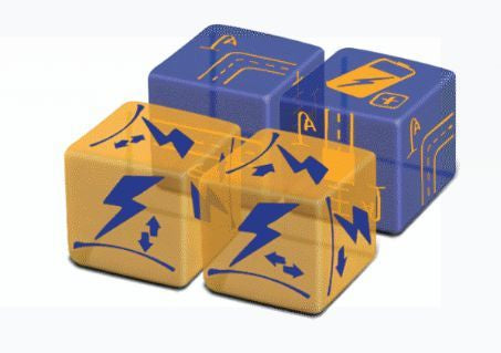 Railroad Ink Challenge Dice Expansion Electricity Pack - Good Games