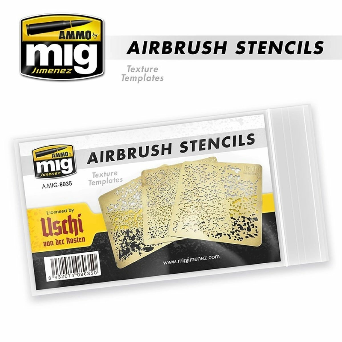 Ammo by MIG Accessories Airbrush Stencils - Good Games