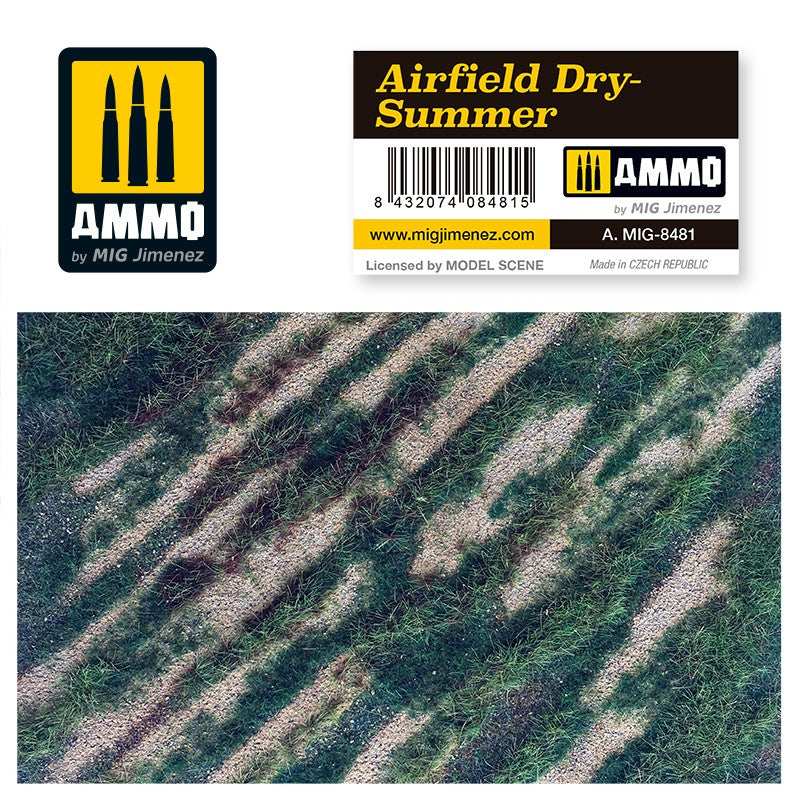 Ammo by MIG Dioramas - Scenic Mats - Airfield Dry-Summer - Good Games