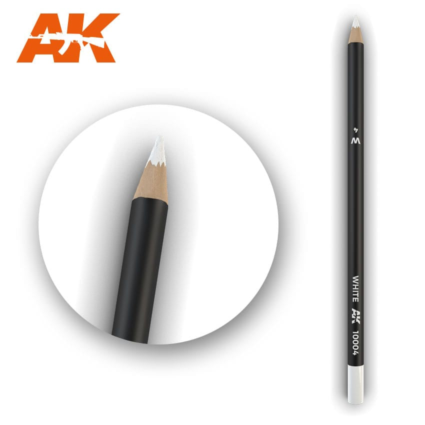 AK Interactive Weathering Pencils - White - Good Games