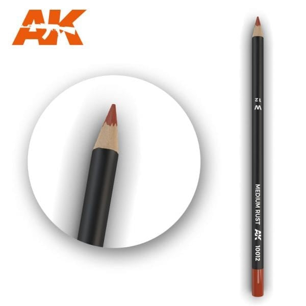 AK Interactive Weathering Pencils - Medium Rust - Good Games