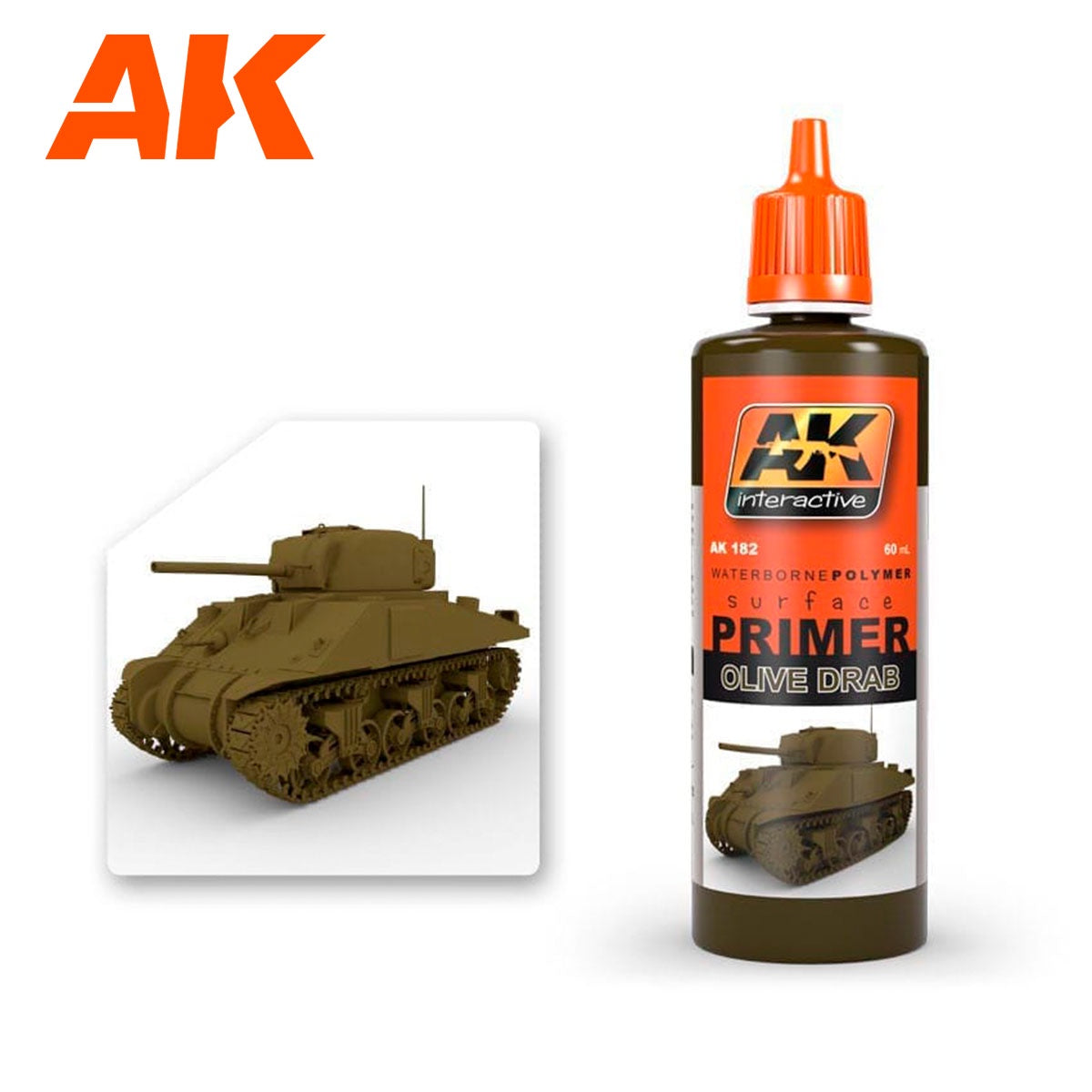 AK Interactive Primers - Olive Drab Primer - Good Games