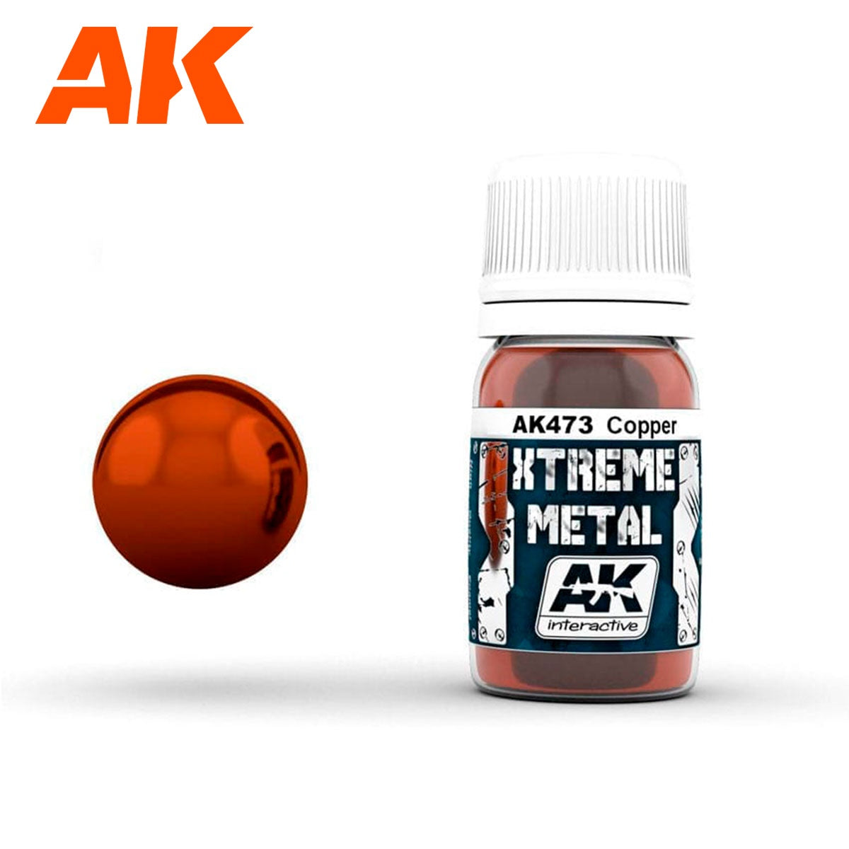 AK Interactive Metallics Xterme Metal Copper 30ml - Good Games