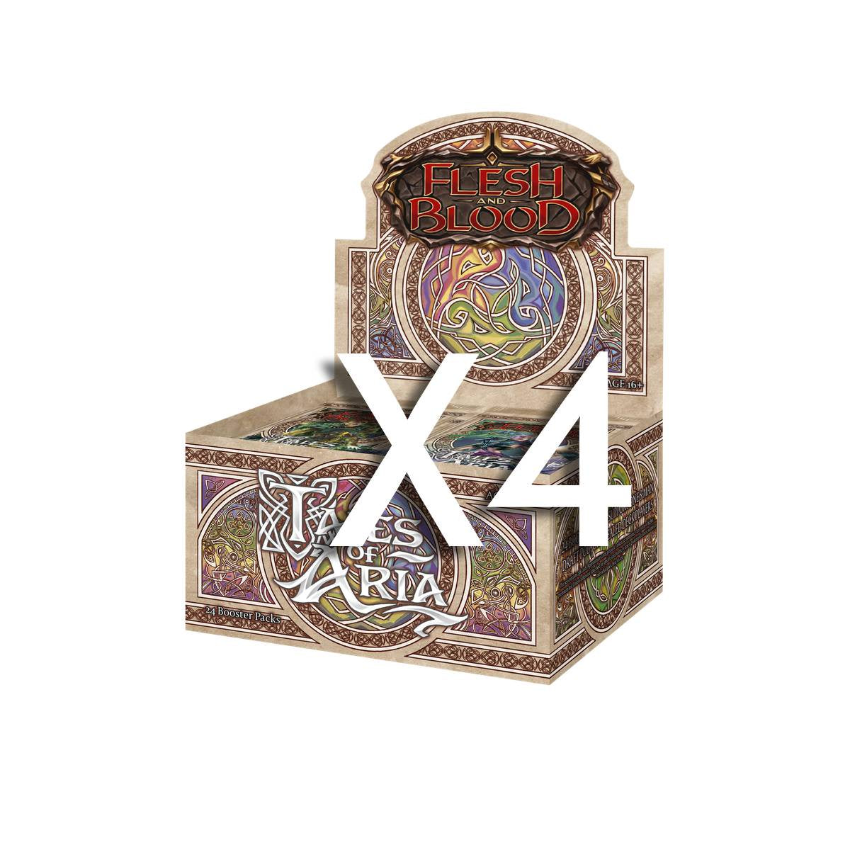 Flesh and Blood TCG - Tales of Aria Unlimited Edition Booster Box x 4 Good Games Flesh and Blood TCG - Tales of Aria Unlimited Edition Booster Box x 4 Good Games
