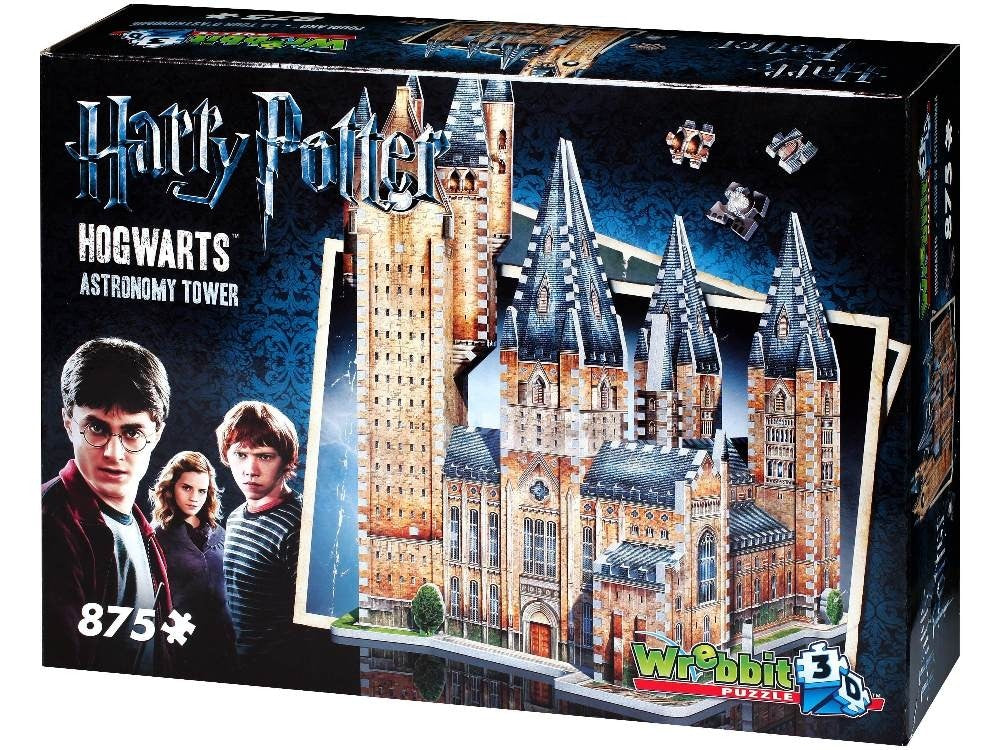 Wrebbit - Harry Potter Hogwarts Astronomy Tower 860 Piece 3D Jigsaw - Good Games