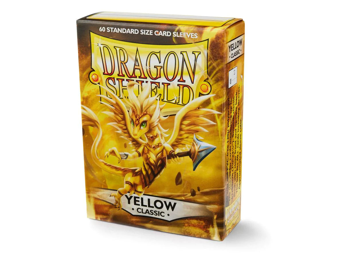 Dragon Shield - Sleeves - Classic Yellow- Standard Size (60) - Good Games
