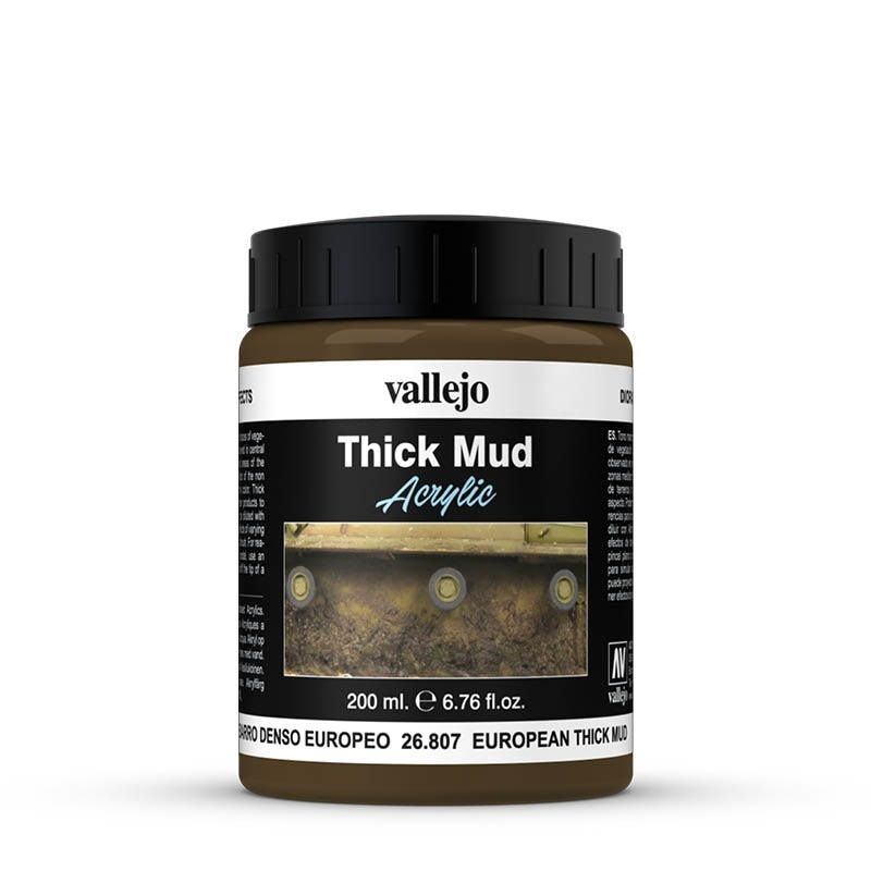 Vallejo Diorama Effects – European Thick Mud 200ml (AV26807) - Good Games