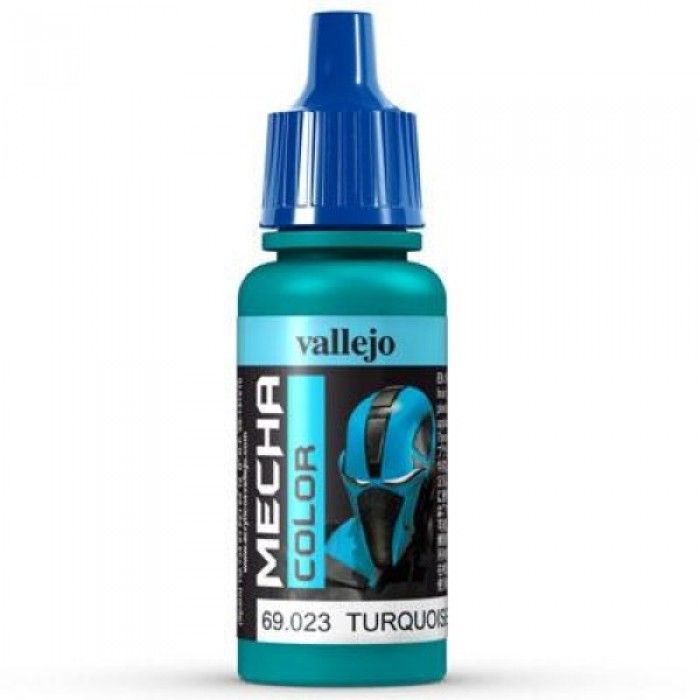 Vallejo Mecha Colour - Turquoise 17ml Acrylic Paint (AV69023) - Good Games