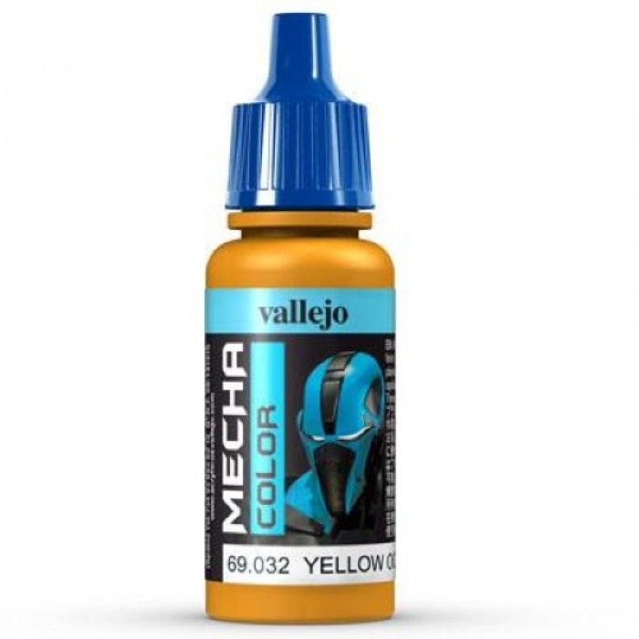 Vallejo Mecha Colour - Yellow Ochre 17ml Acrylic Paint (AV69032) - Good Games