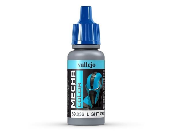 Vallejo Mecha Colour - Light Grey 17ml Acrylic Paint (AV69036) - Good Games