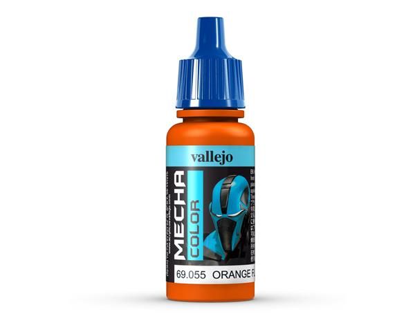 Vallejo Mecha Colour - Orange Fluorescent 17ml Acrylic Paint (AV69055) - Good Games