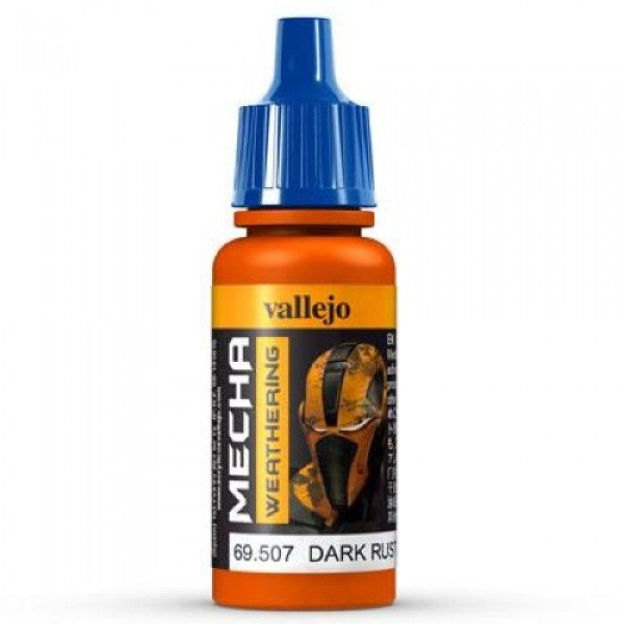 Vallejo Mecha Colour - Dark Rust Wash 17ml Acrylic Paint (AV69507) - Good Games