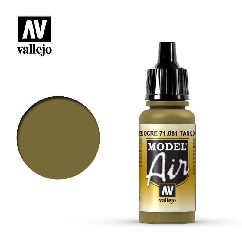 Vallejo Model Air - Tank Ochre 1943 17ml Acrylic Paint (AV71081) - Good Games