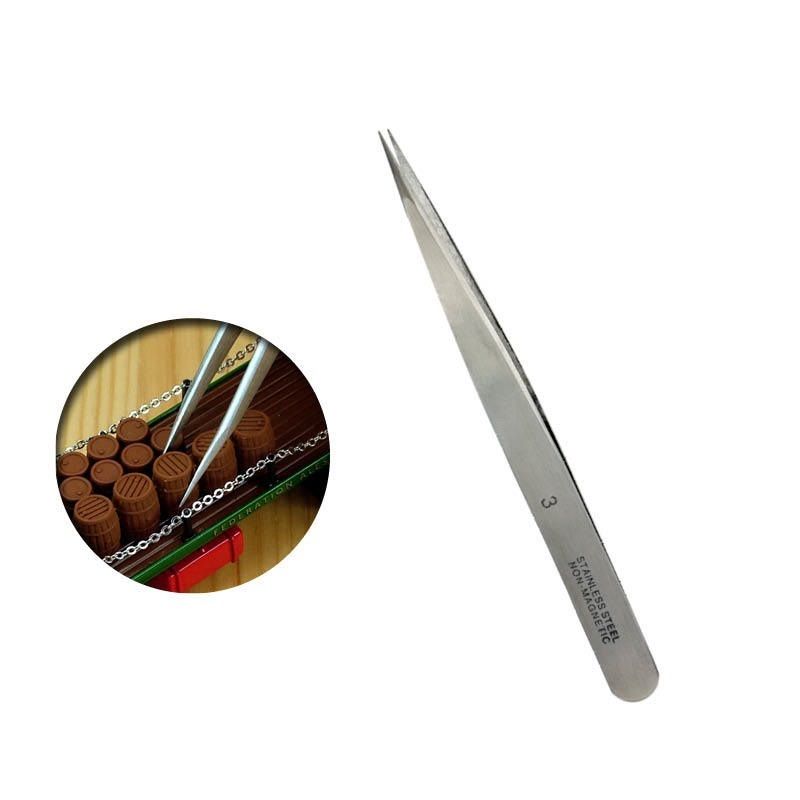 Vallejo Tools #3 Stainless Steel Tweezers - Good Games