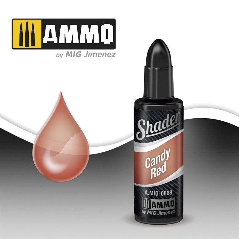Ammo By MIG Shader Candy Red 10ml - Good Games