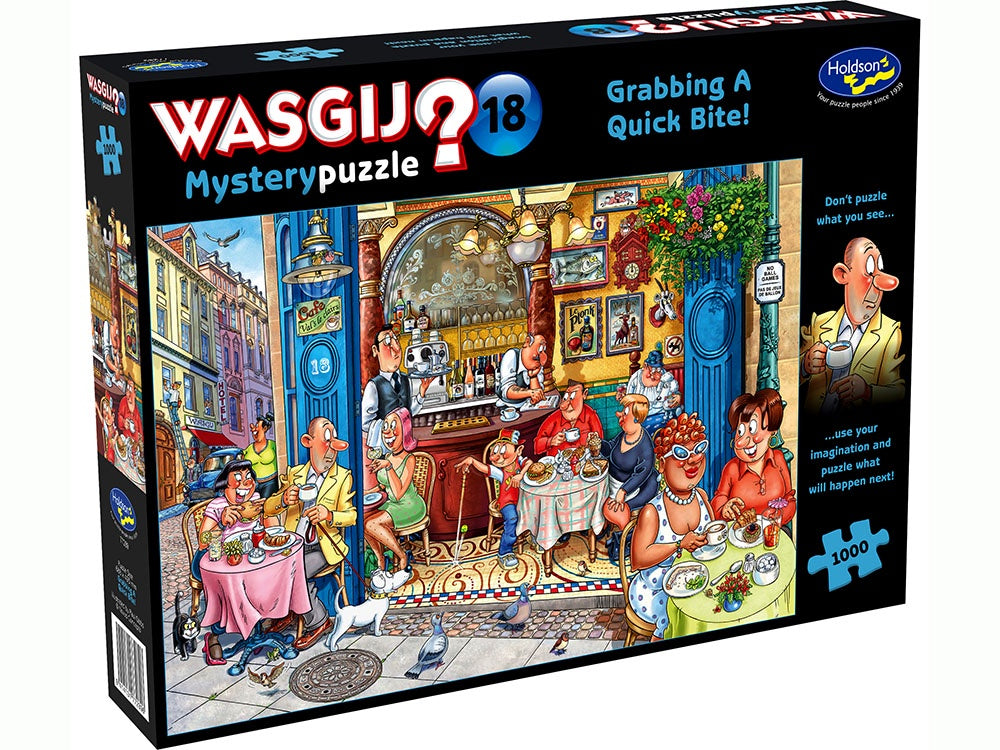 Wasgij? Mystery 18 - Grabbing A Quick Bite - 1000 Piece Jigsaw - Good Games